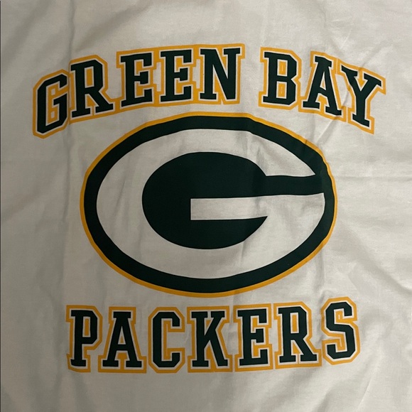 Green Bay Packers White T Shirt Men’s Size XL 100% Cotton NFL - Picture 3 of 4